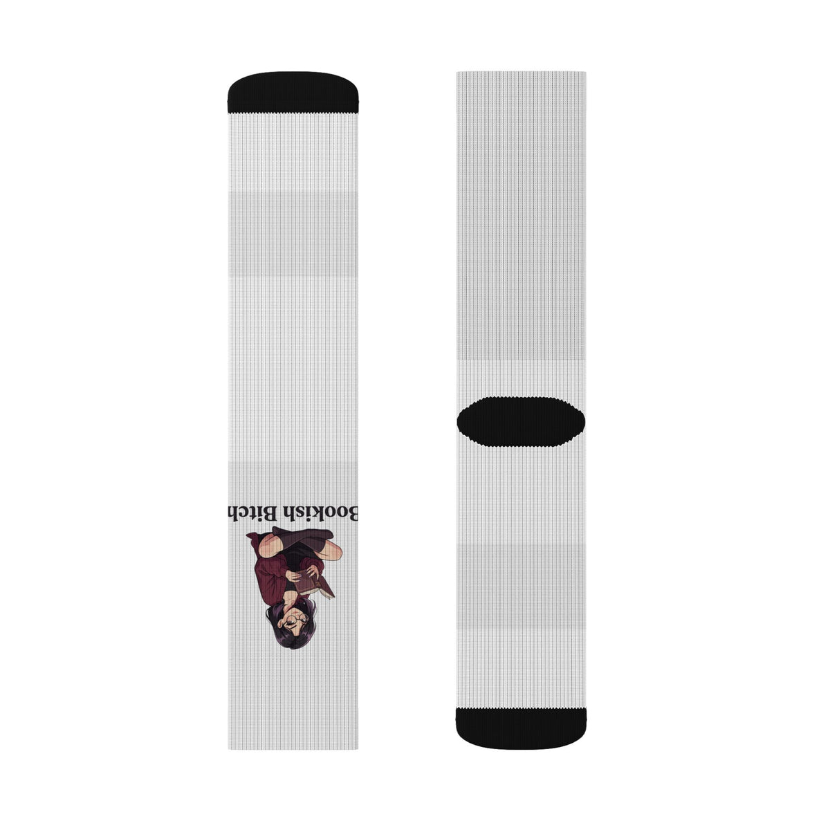 Graphic Socks — 'Boo'tiful Bitch' Sublimated Crew Socks