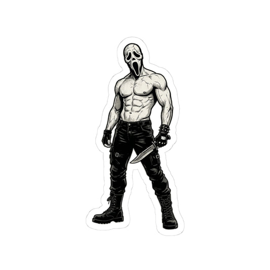 Sexy Ghost Face kiss-cut sticker