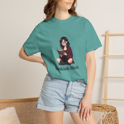 Bookish Bitch T-Shirt — Cute Reading Girl Graphic Tee for Book Lovers