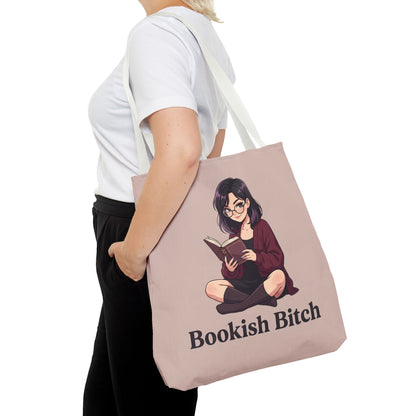 Bookish Bitch Tote Bag — Cute Reading Girl Literary Tote