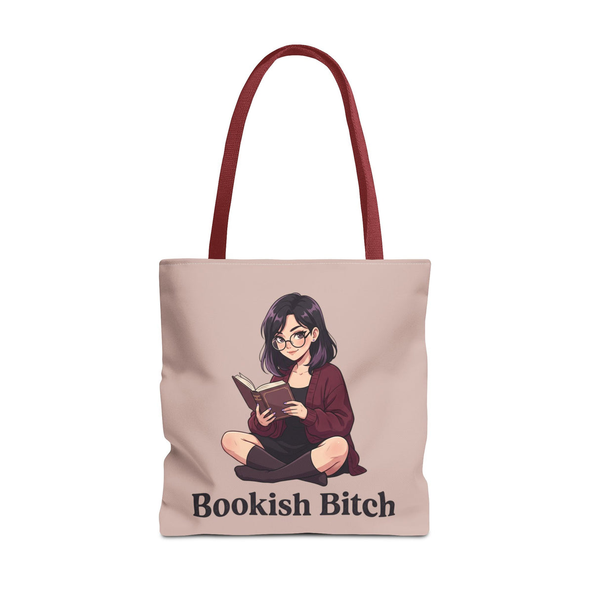 Bookish Bitch Tote Bag — Cute Reading Girl Literary Tote