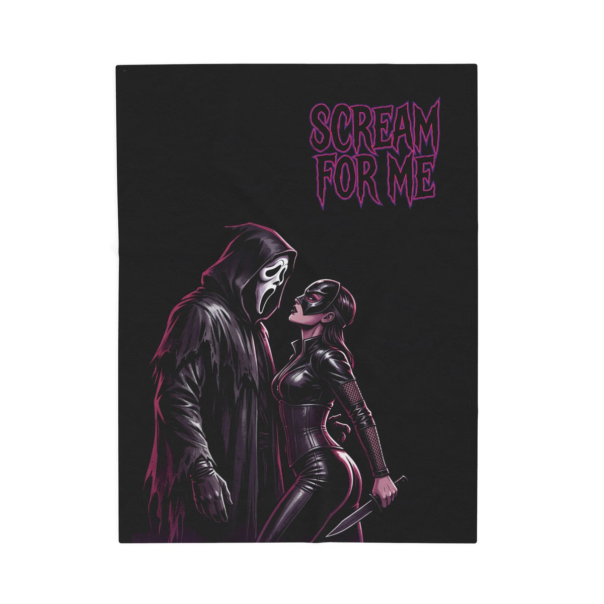 Scream For Me Velveteen Plush Blanket