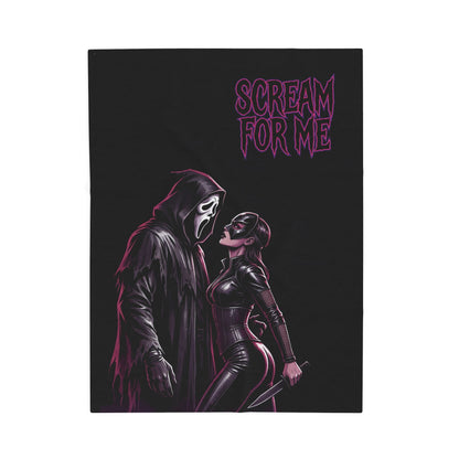 Scream For Me Velveteen Plush Blanket
