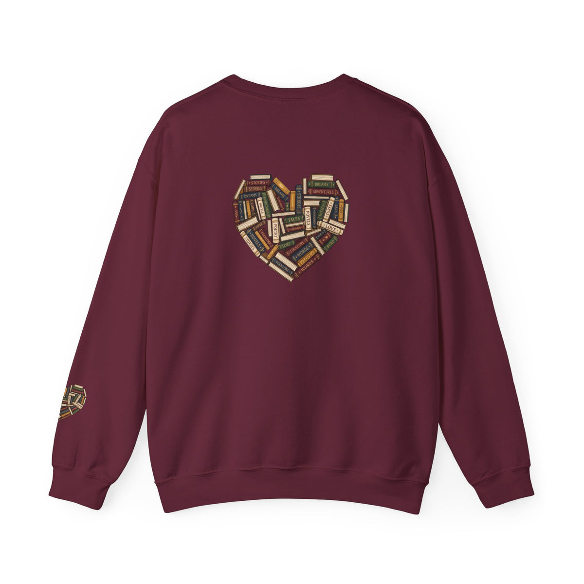 Sweatshirt — "Fall in Love with a Book" Cozy Reader Crewneck