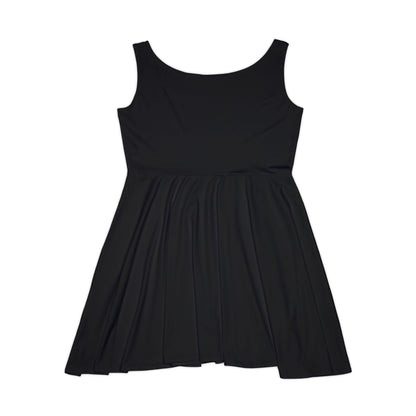 Retro Pink VW Beetle Skater Dress — "Keep on Rolling" Graphic