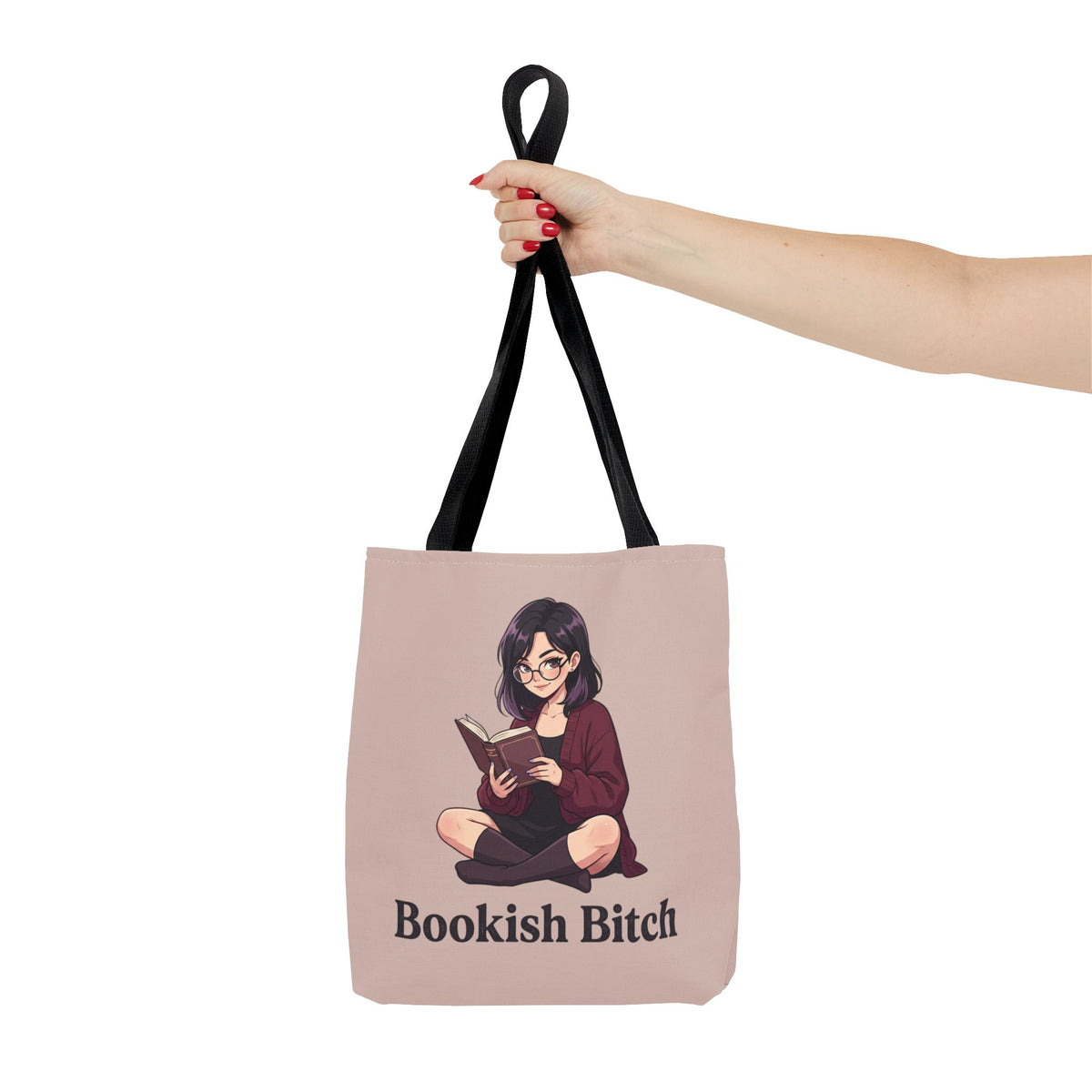 Bookish Bitch Tote Bag — Cute Reading Girl Literary Tote