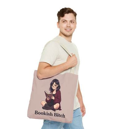 Bookish Bitch Tote Bag — Cute Reading Girl Literary Tote