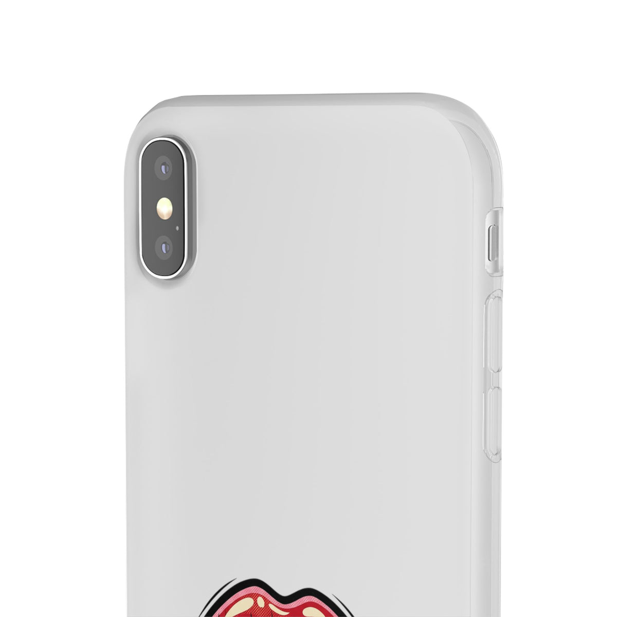 Phone Case — 'Good Girls Read Bad Books' Red Lips Slim Flexi Case