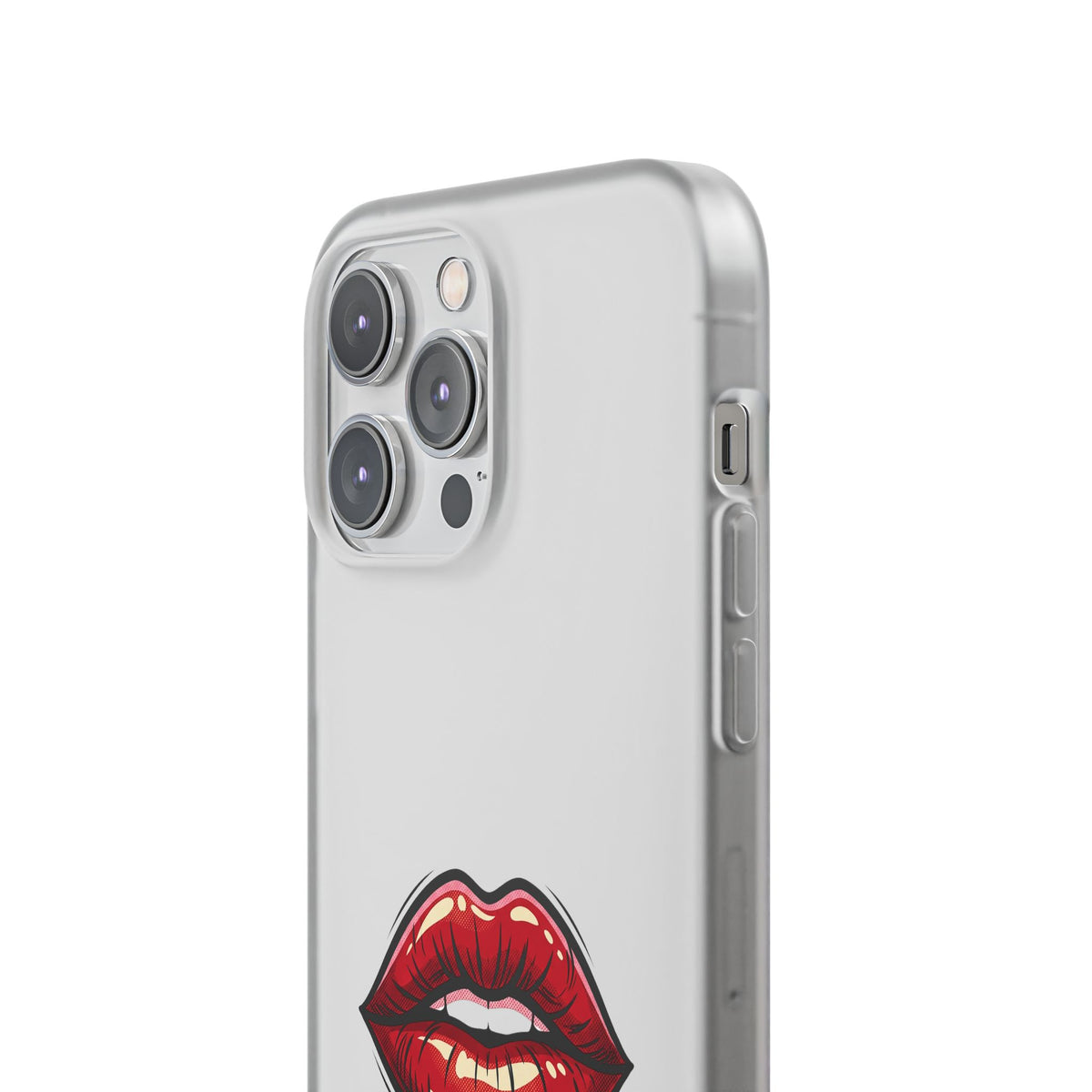 Phone Case — 'Good Girls Read Bad Books' Red Lips Slim Flexi Case