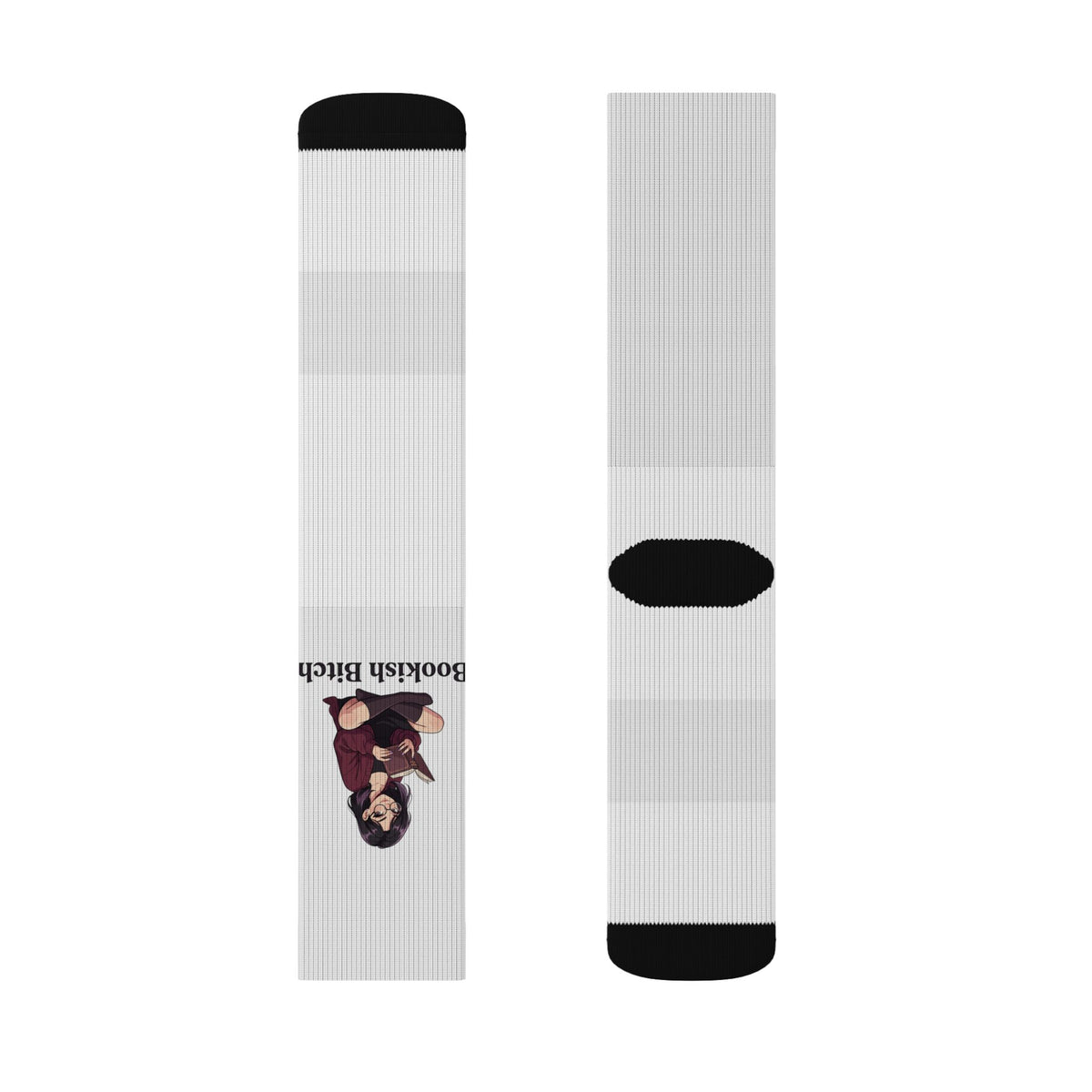 Graphic Socks — 'Boo'tiful Bitch' Sublimated Crew Socks