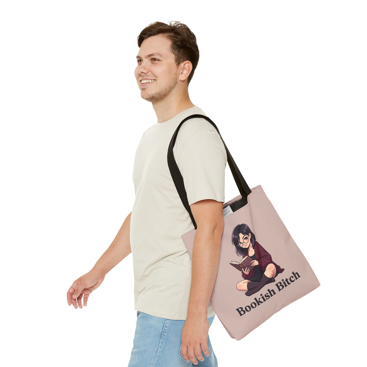 Bookish Bitch Tote Bag — Cute Reading Girl Literary Tote