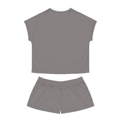 "Here for a Good Time and a Long Time" Women’s Short Pajama Set — Cozy Lounge Sleepwear