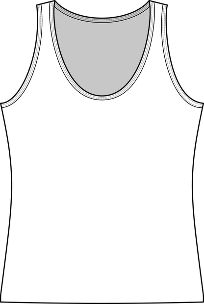 Stalker Romance Tank Top — Horror Scream Mask Graphic Women's Tank