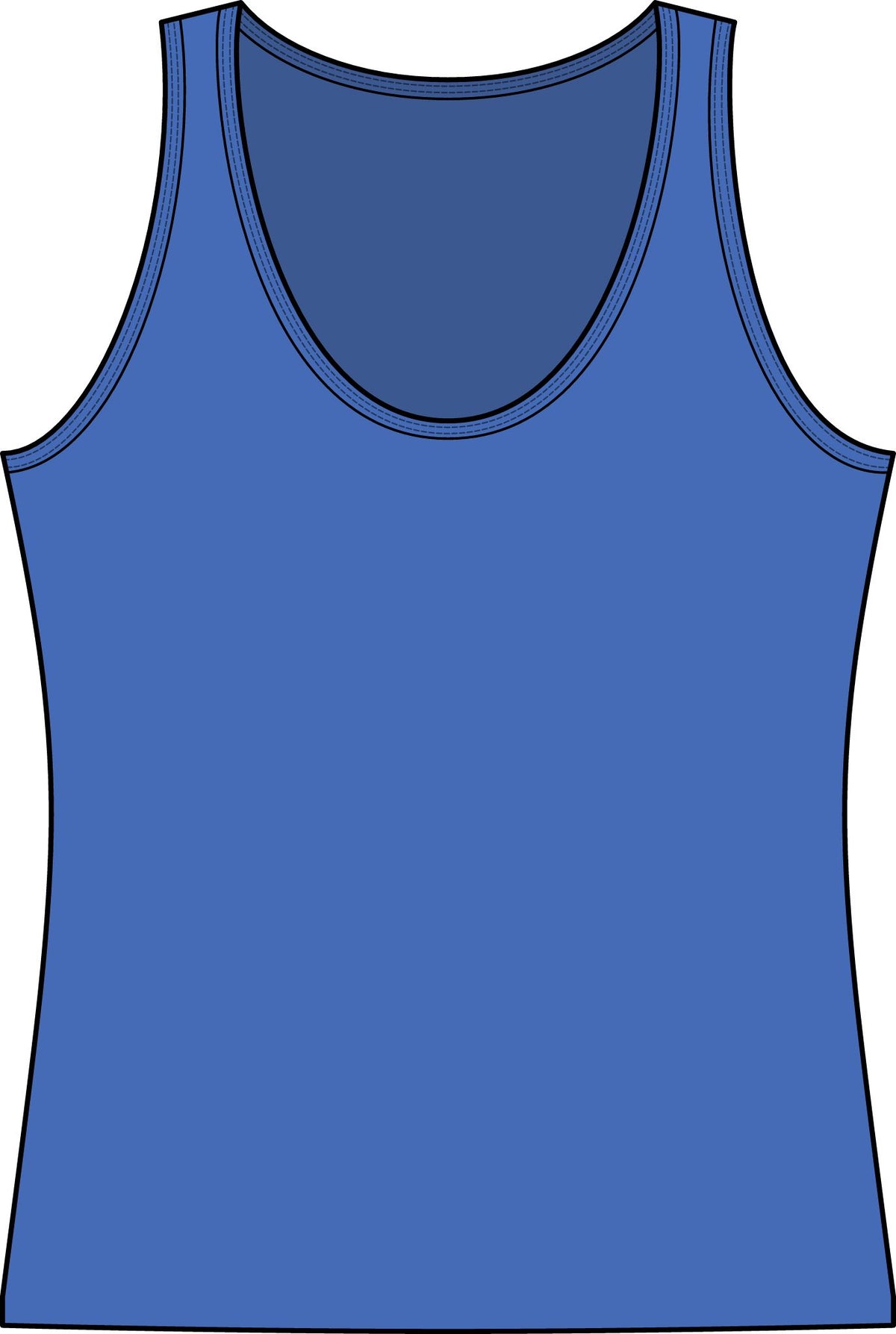Stalker Romance Tank Top — Horror Scream Mask Graphic Women's Tank