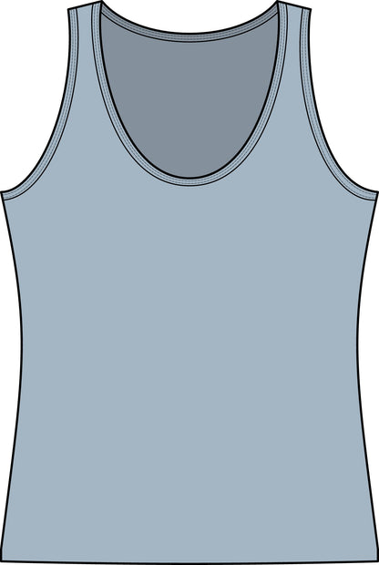 Stalker Romance Tank Top — Horror Scream Mask Graphic Women's Tank