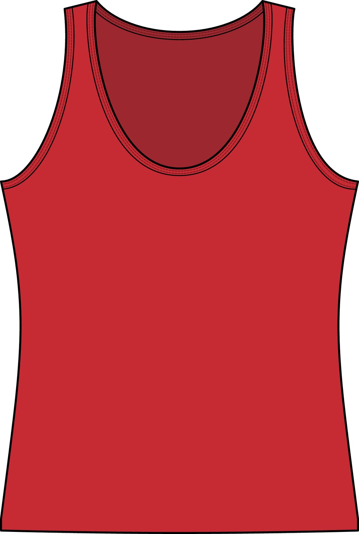 Stalker Romance Tank Top — Horror Scream Mask Graphic Women's Tank