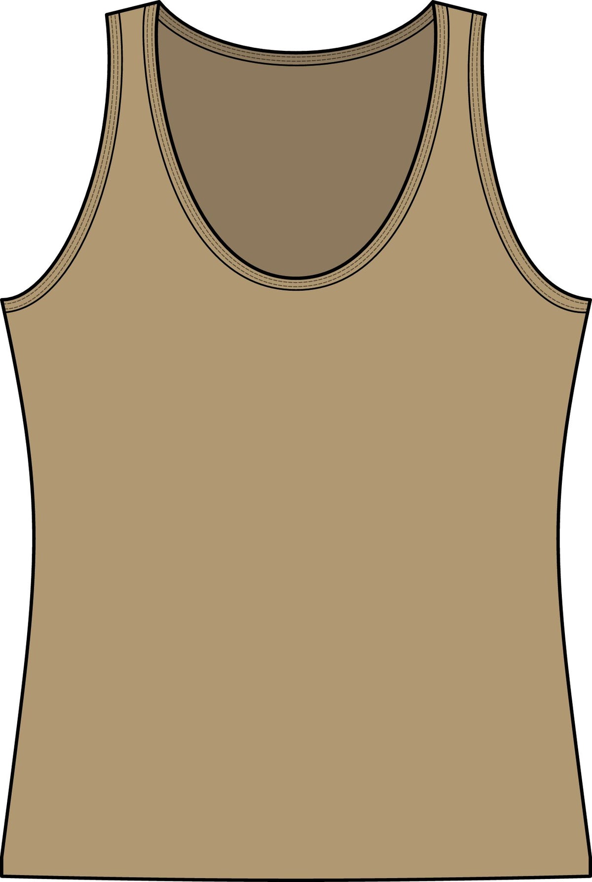 Stalker Romance Tank Top — Horror Scream Mask Graphic Women's Tank