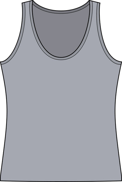 Stalker Romance Tank Top — Horror Scream Mask Graphic Women's Tank