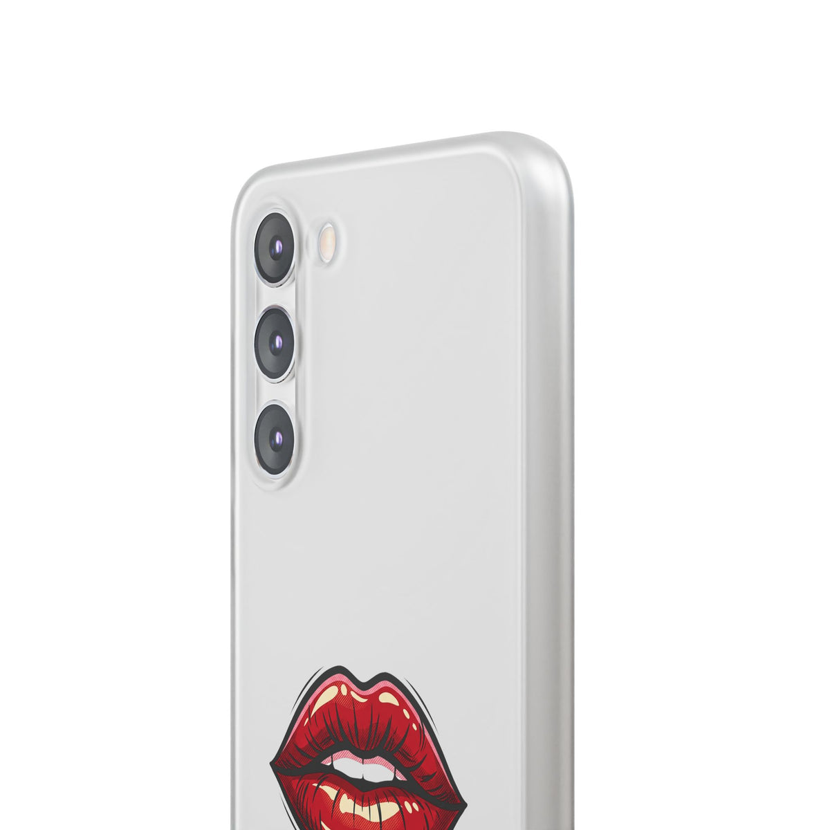 Phone Case — 'Good Girls Read Bad Books' Red Lips Slim Flexi Case