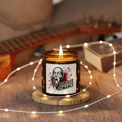 Stalker Romance Soy Candle — Amber Jar Scented Candle