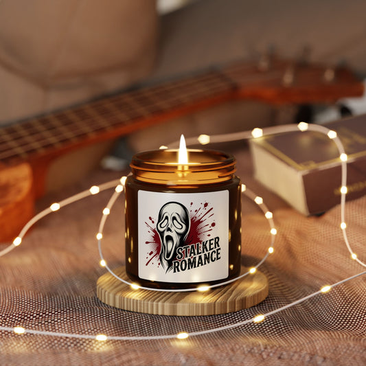 Stalker Romance Soy Candle — Amber Jar Scented Candle