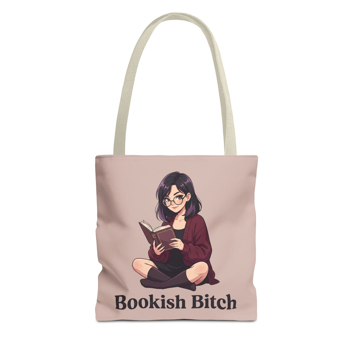 Bookish Bitch Tote Bag — Cute Reading Girl Literary Tote
