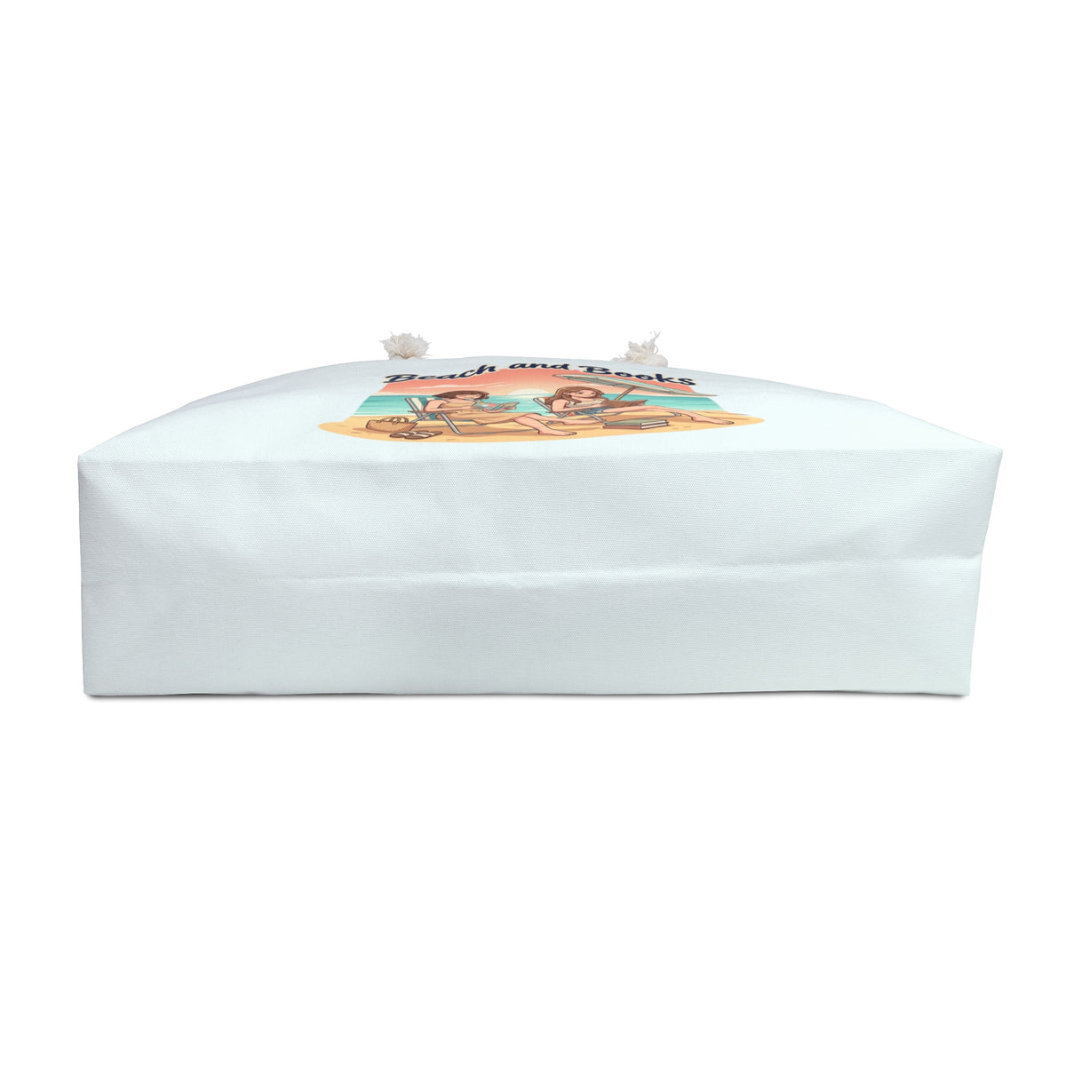 Beach and Books Weekender Bag — Tote for Beach Lovers & Avid Readers