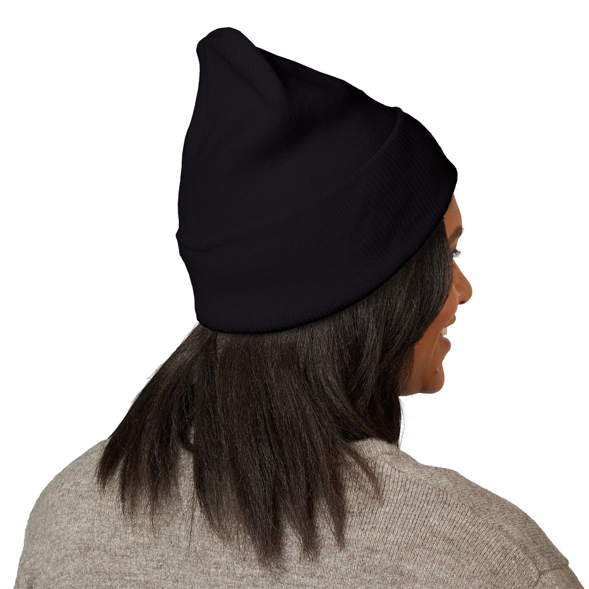 Embroidered 'Good Girls Read Bad Books' Cuffed Beanie