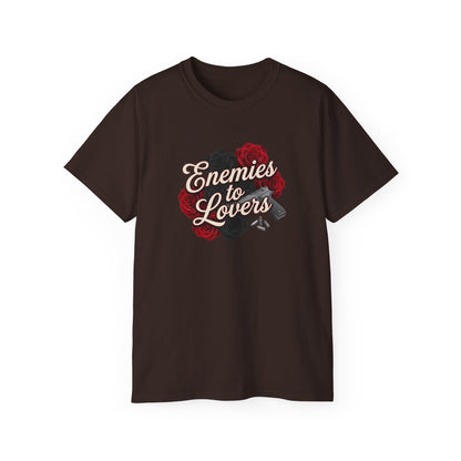 Enemies to Lovers Tee — Romantic Rose Graphic Shirt