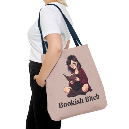 Bookish Bitch Tote Bag — Cute Reading Girl Literary Tote