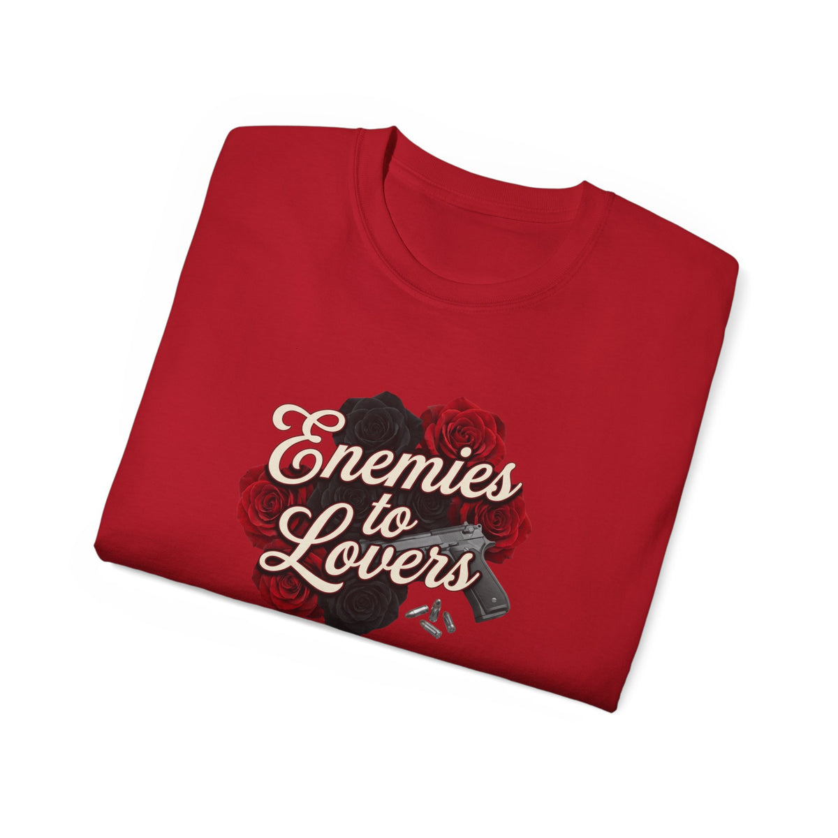 Enemies to Lovers Tee — Romantic Rose Graphic Shirt