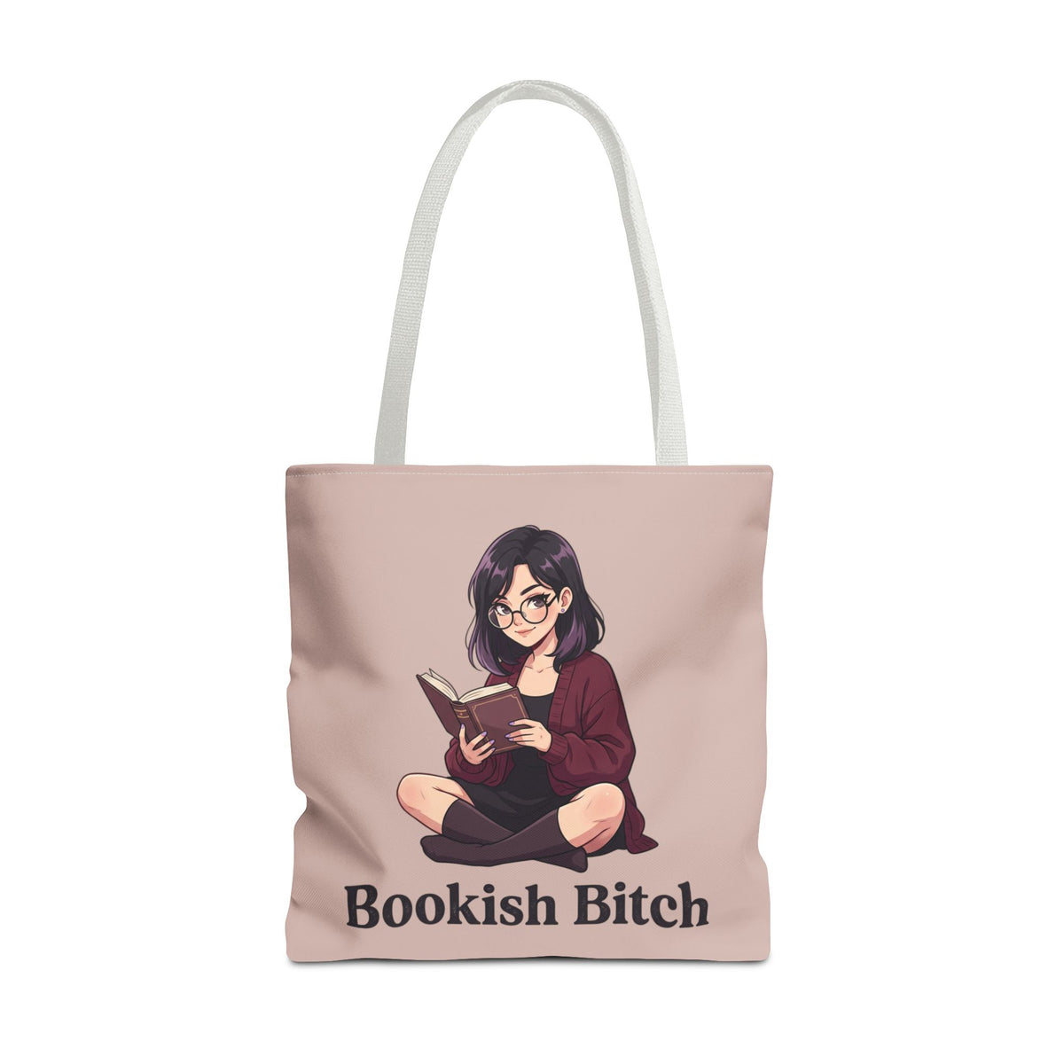 Bookish Bitch Tote Bag — Cute Reading Girl Literary Tote