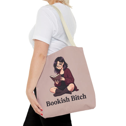 Bookish Bitch Tote Bag — Cute Reading Girl Literary Tote