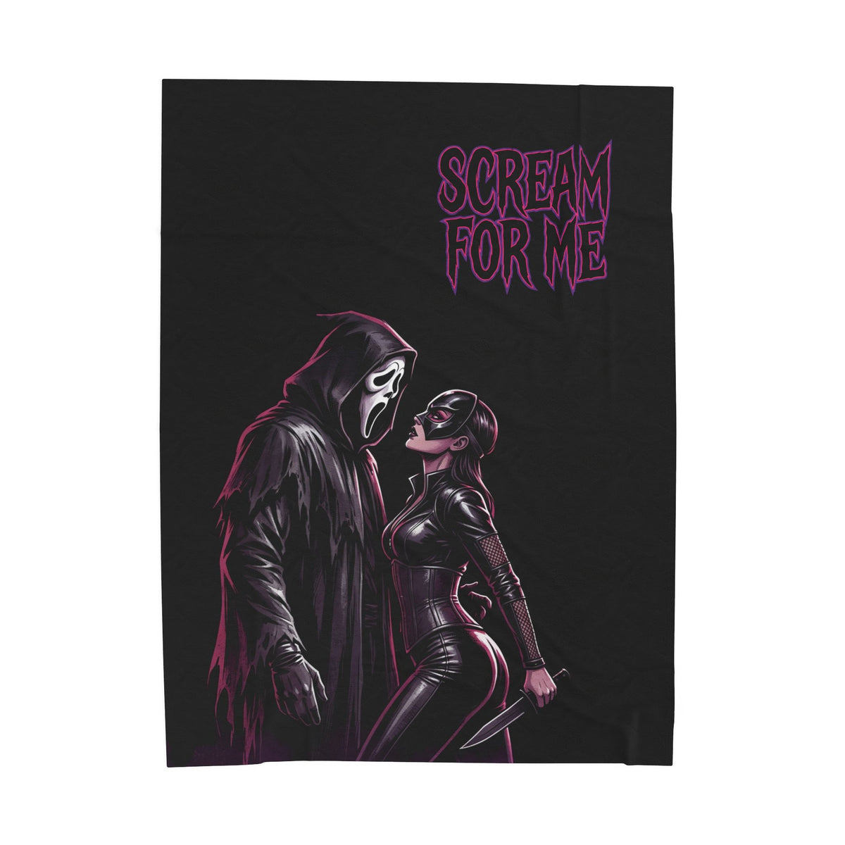 Scream For Me Velveteen Plush Blanket