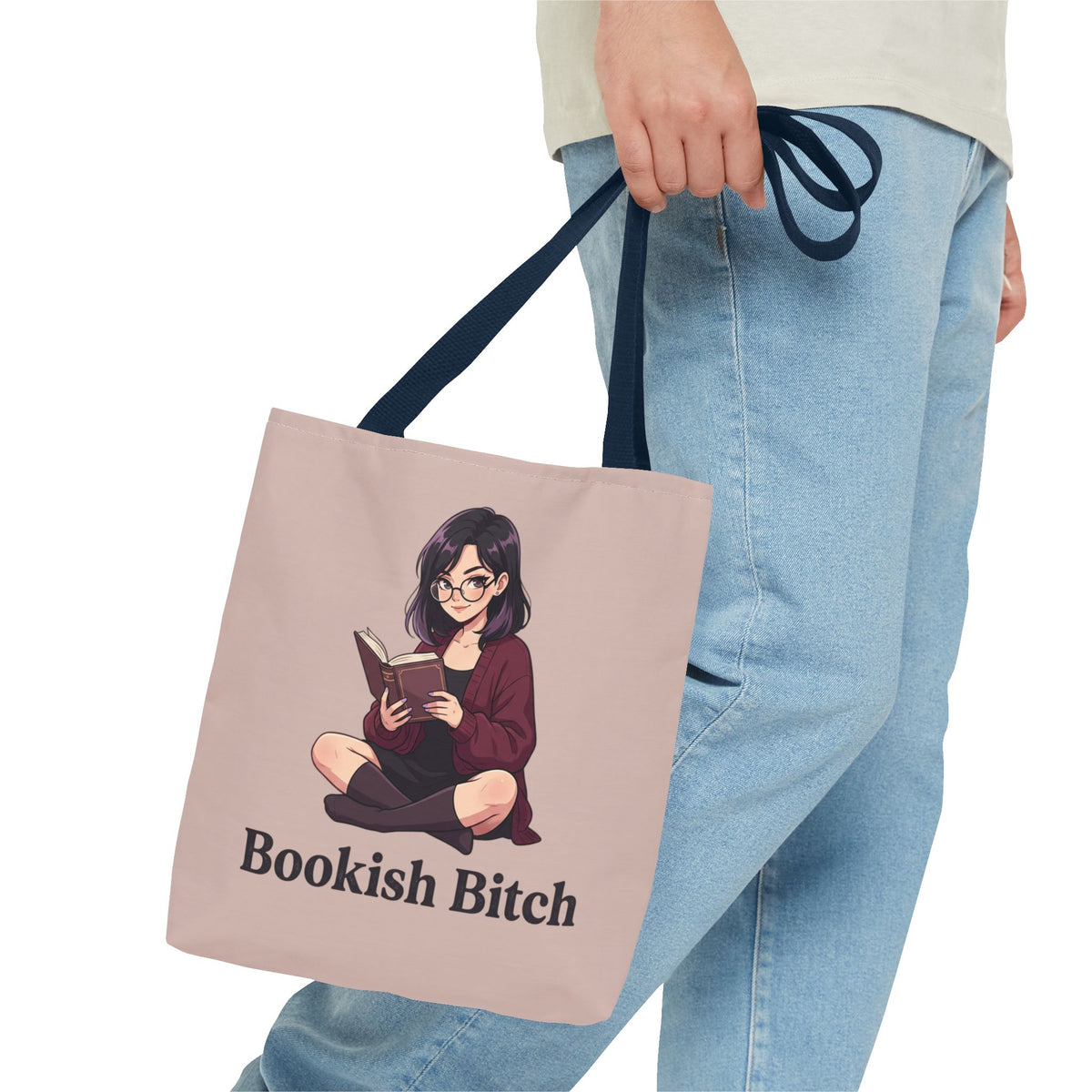 Bookish Bitch Tote Bag — Cute Reading Girl Literary Tote