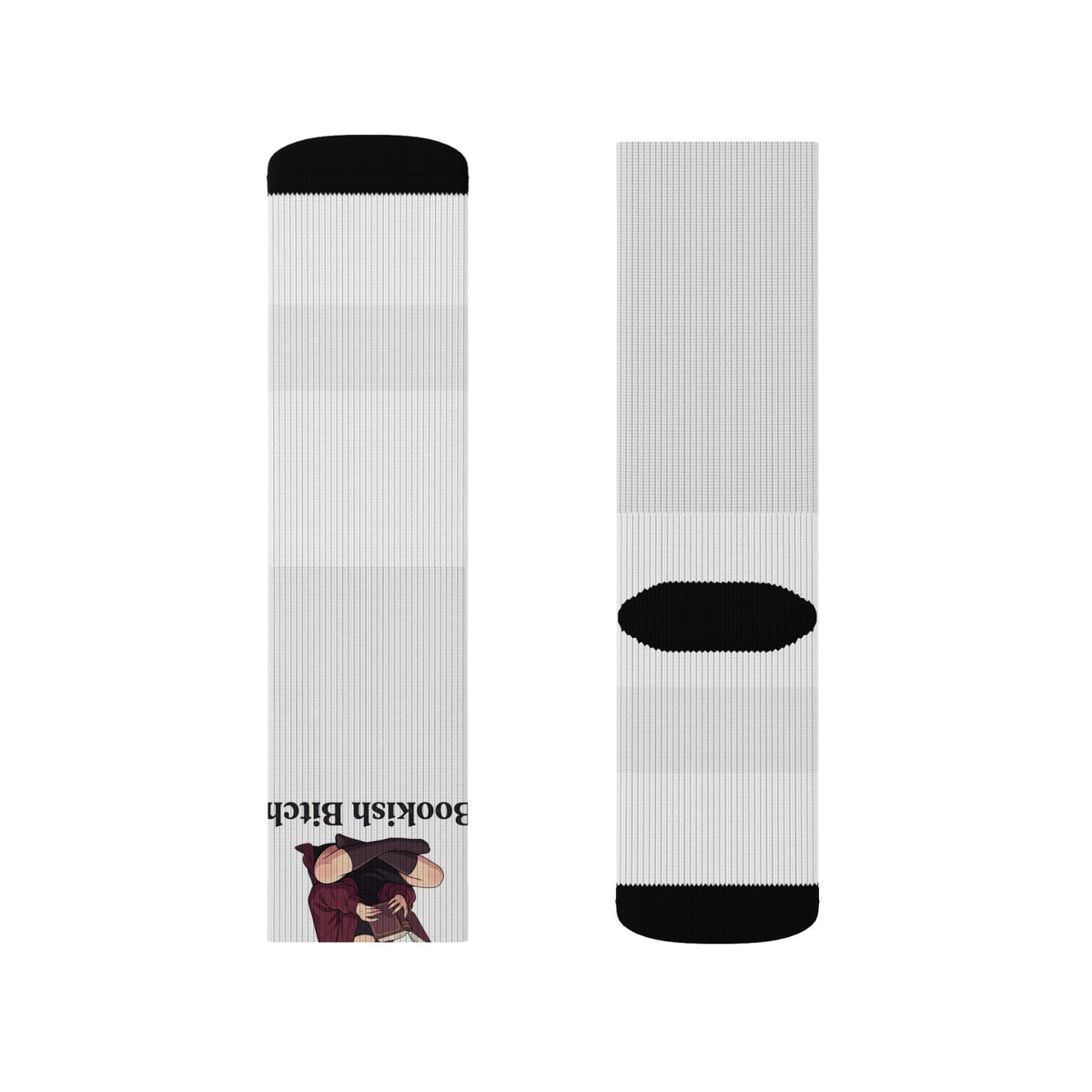 Graphic Socks — 'Boo'tiful Bitch' Sublimated Crew Socks