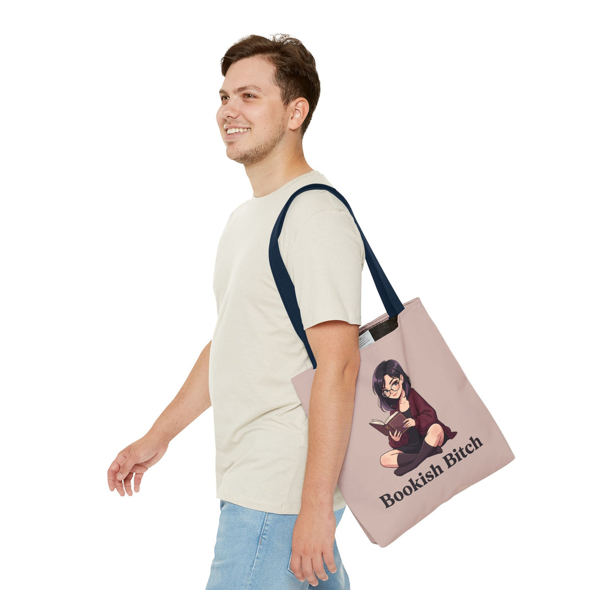 Bookish Bitch Tote Bag — Cute Reading Girl Literary Tote