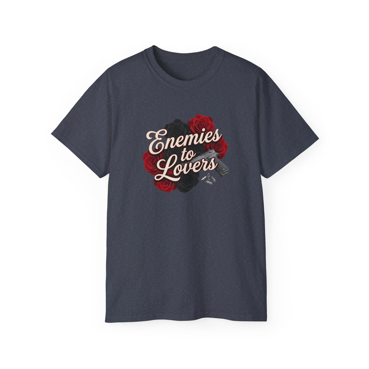 Enemies to Lovers Tee — Romantic Rose Graphic Shirt