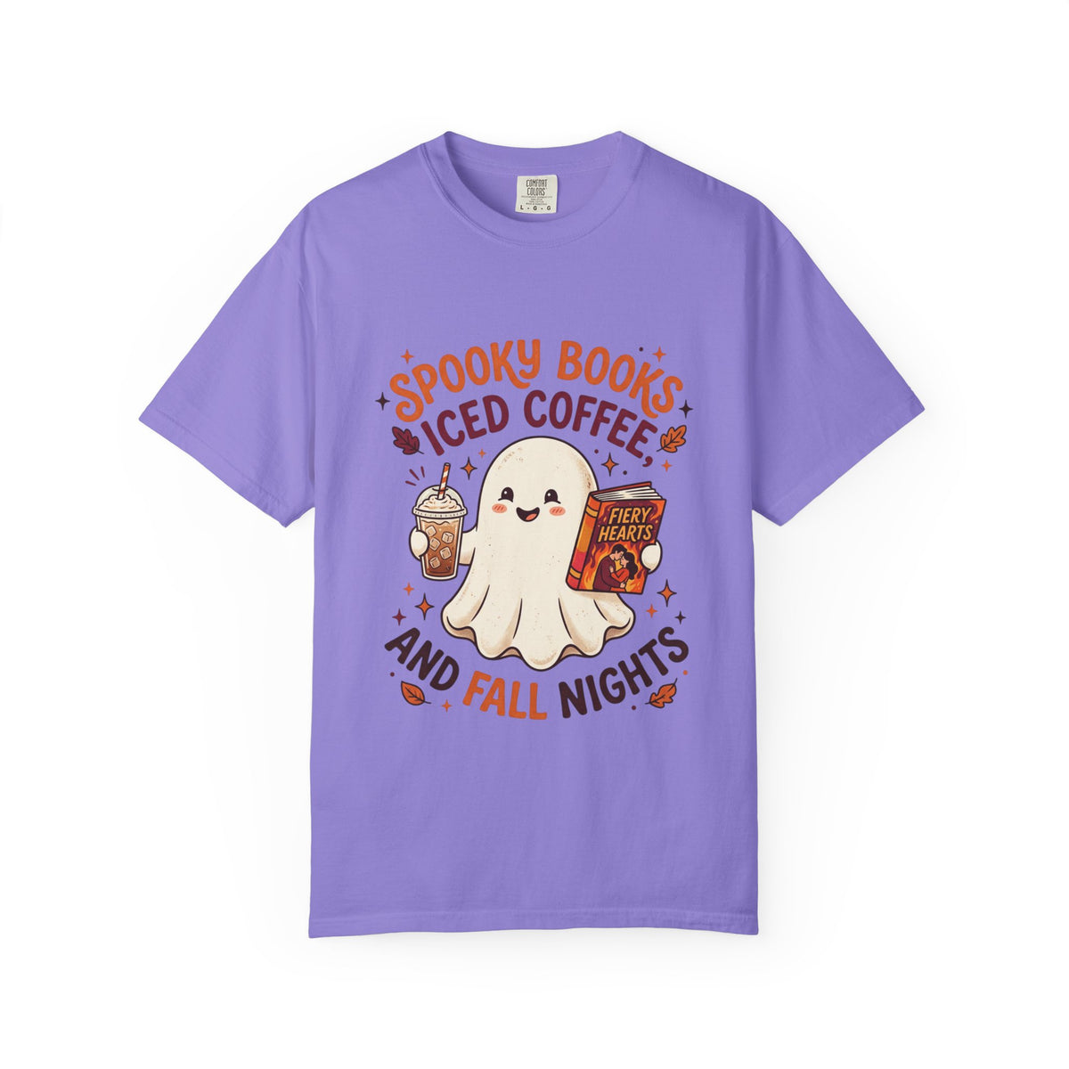 Spooky Books, Iced Coffee and Fall Nights T-Shirt