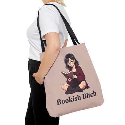 Bookish Bitch Tote Bag — Cute Reading Girl Literary Tote