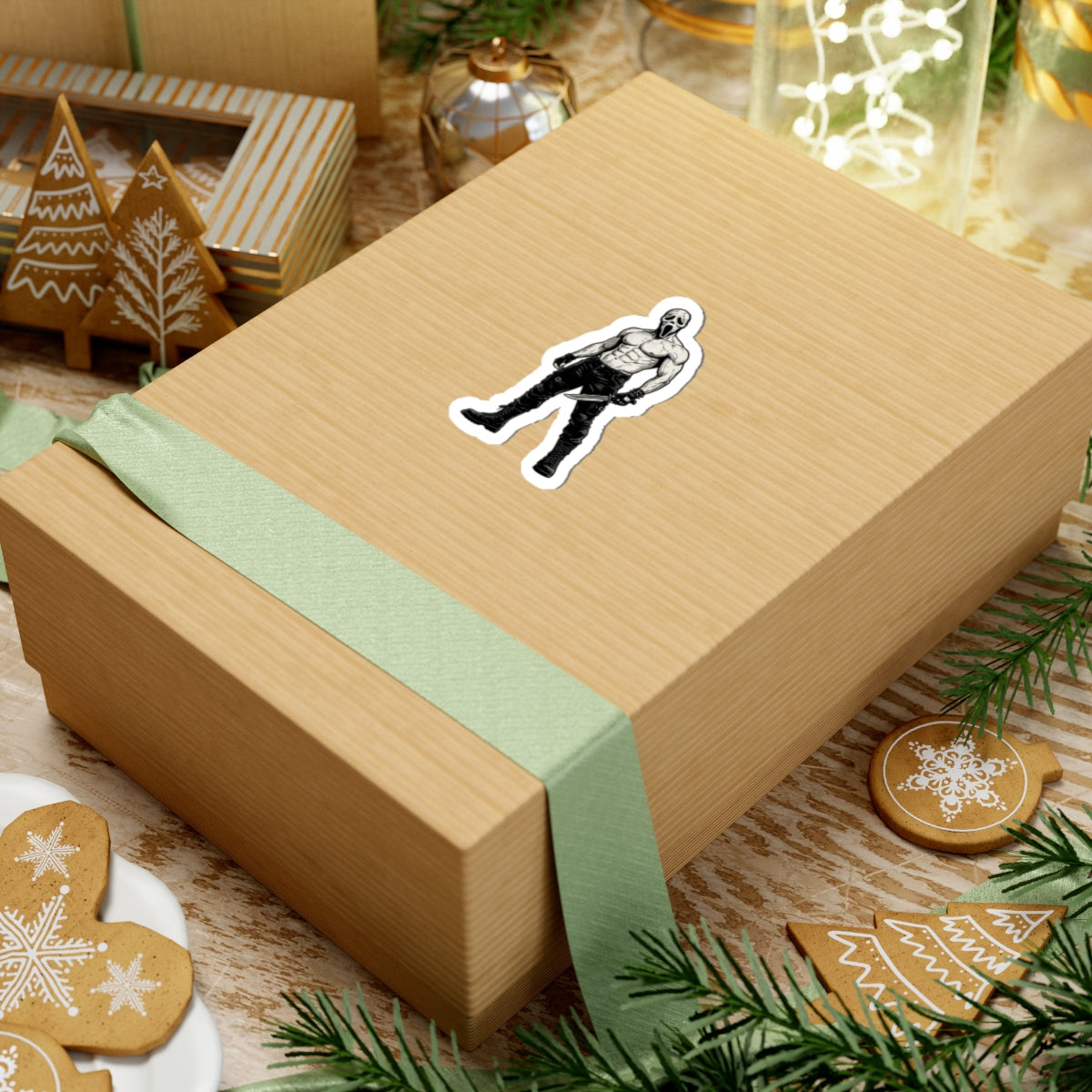 Sexy Ghost Face kiss-cut sticker