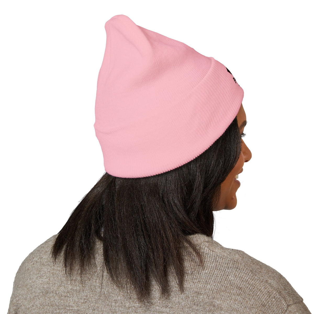 Embroidered 'Good Girls Read Bad Books' Cuffed Beanie