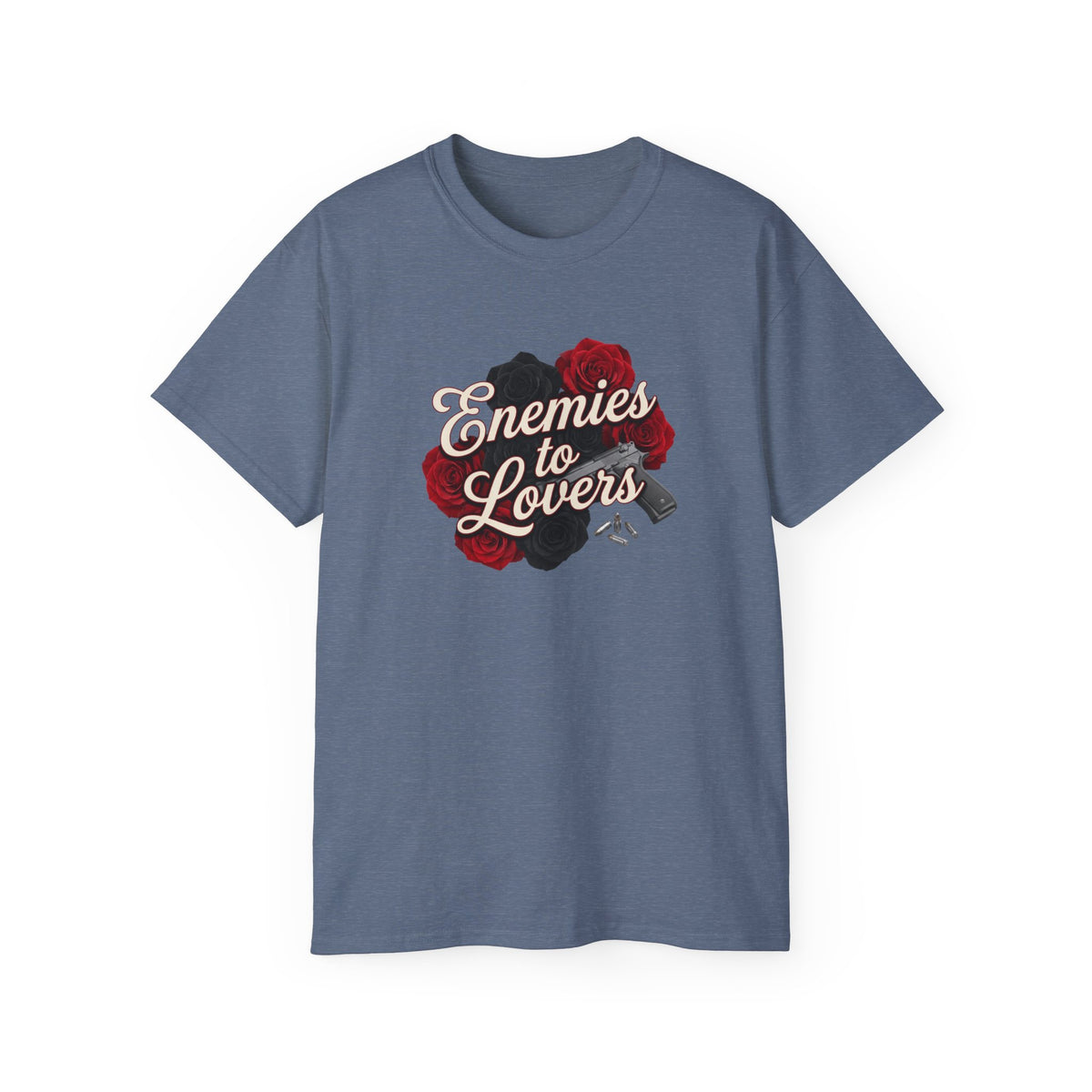 Enemies to Lovers Tee — Romantic Rose Graphic Shirt