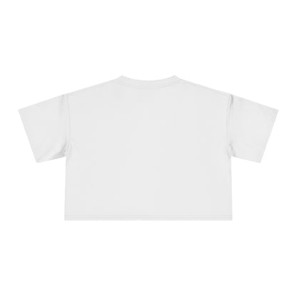 Crop Tee — "Good Girls Read Bad Books" Red Lips Graphic