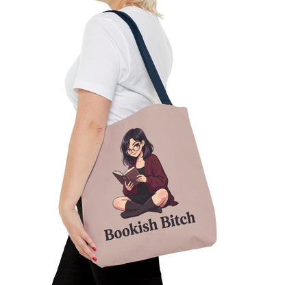 Bookish Bitch Tote Bag — Cute Reading Girl Literary Tote