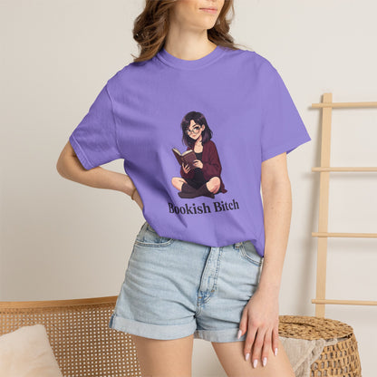 Bookish Bitch T-Shirt — Cute Reading Girl Graphic Tee for Book Lovers