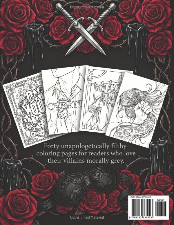 STFUATTDLAGG: A Spicy Coloring Book: 40 Spicy BookTok Quotes, Dark Romance Tropes, and Smutty Coloring Pages for Adults