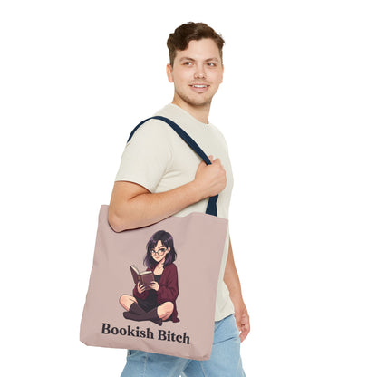 Bookish Bitch Tote Bag — Cute Reading Girl Literary Tote