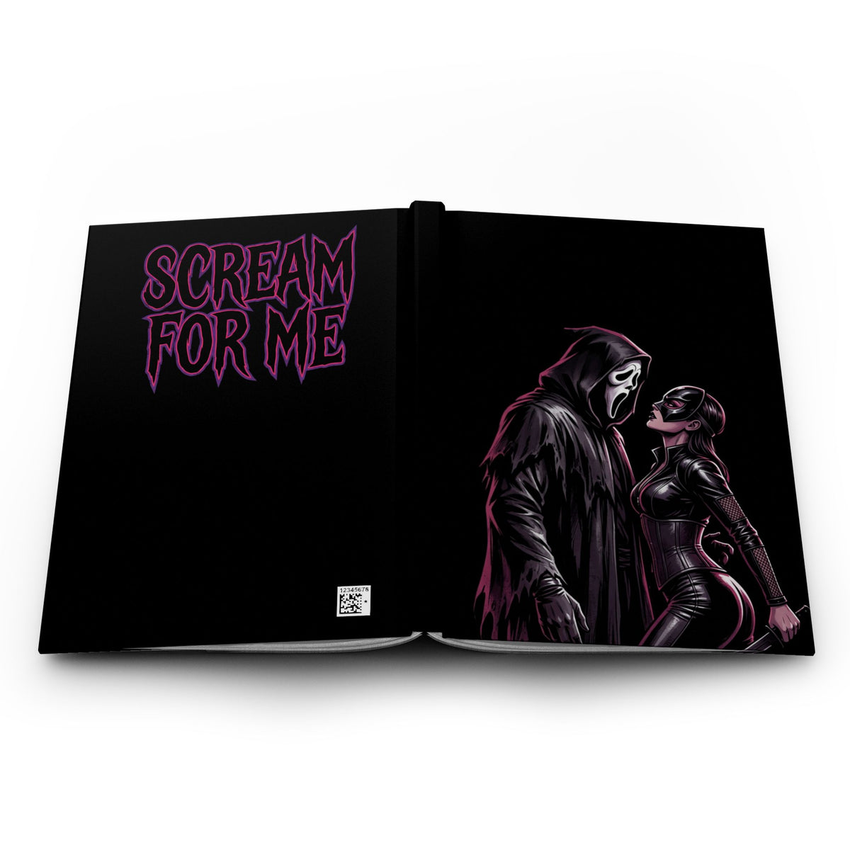 Scream For Me Hardcover Blank Journal