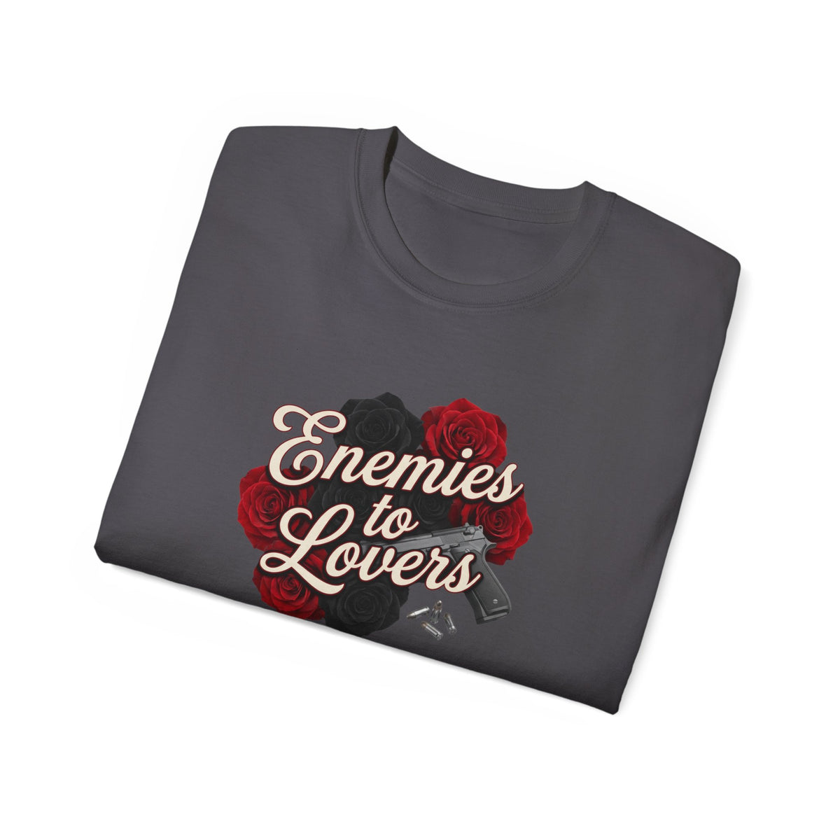 Enemies to Lovers Tee — Romantic Rose Graphic Shirt